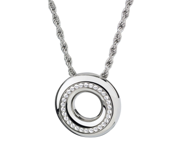 Ernstes Design, komplett Collier, Kordelkette, Anhänger, AN1055, AK47C